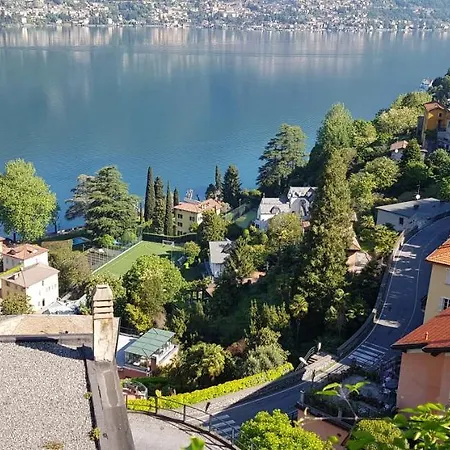 La Terrazza Sul Lago Di Como Con Garage Blevio Exterior photo